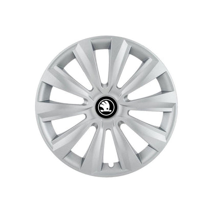 Set 4 capace roti 14 inchi (R14) Delta Gri, Compatibile Cu Skoda Nou