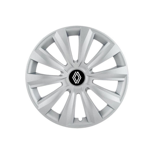 Set 4 capace roti 14 inchi (R14) Delta Gri, Compatibile Cu Renault Nou