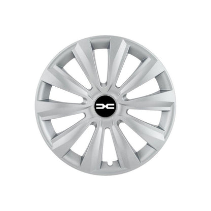 Set 4 capace roti 15 inchi (R15) Delta Gri, Compatibile Cu Dacia Nou