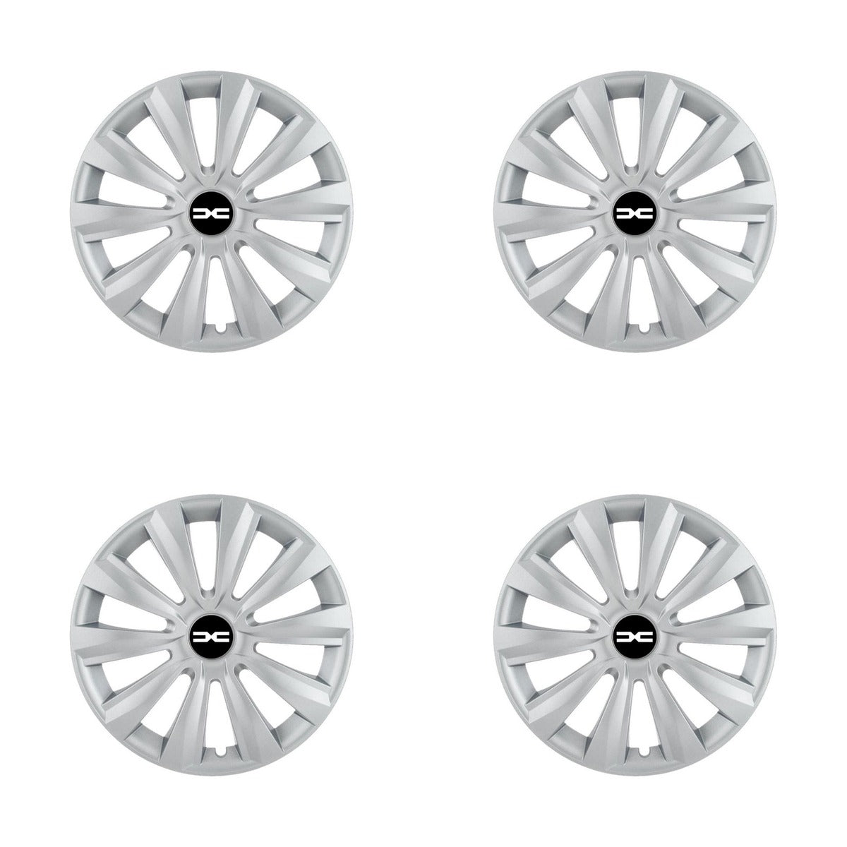 Set 4 capace roti 16 inchi (R16) Delta Gri, Compatibile Cu Dacia Nou