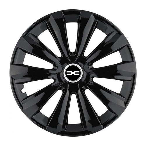 Set 4 Capace Roti, potrivite jantelor de R14, pentru Dacia Nou, model delta negru