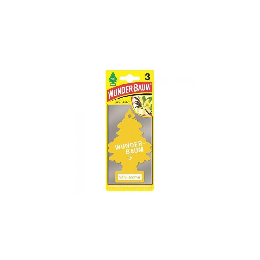 SET 3 BUCATI ODORIZANTE AUTO BRADUT WUNDER-BAUM VANILLAROMA