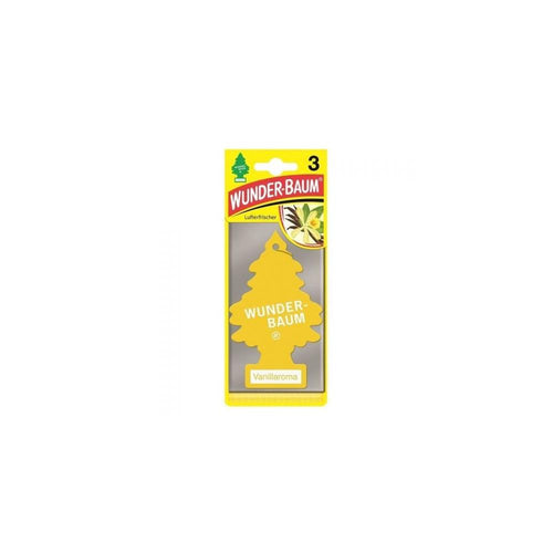 SET 3 BUCATI ODORIZANTE AUTO BRADUT WUNDER-BAUM VANILLAROMA