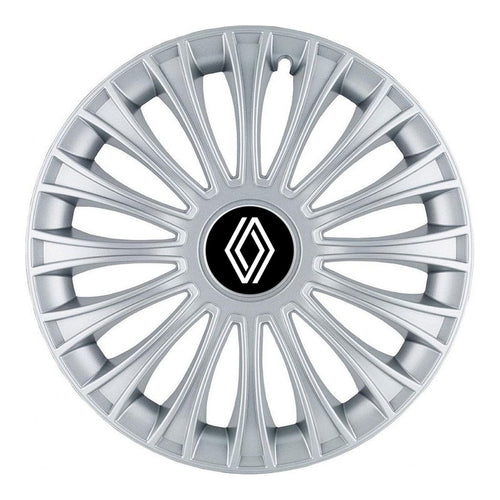 Set 4 Capace Roti, potrivite jantelor de R16, pentru Renault Nou, model dino cromat