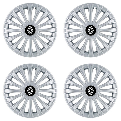 Set 4 Capace Roti, potrivite jantelor de R16, pentru Renault Nou, model dino cromat