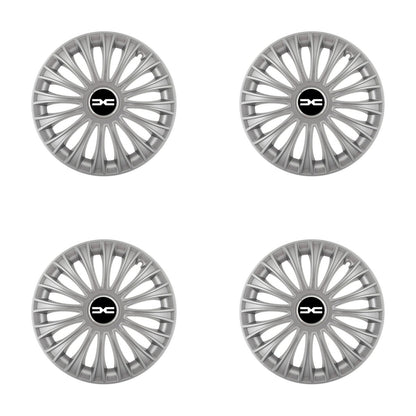 Set 4 capace roti 14 inchi (R14) Dino Gri, Compatibile cu Dacia Nou