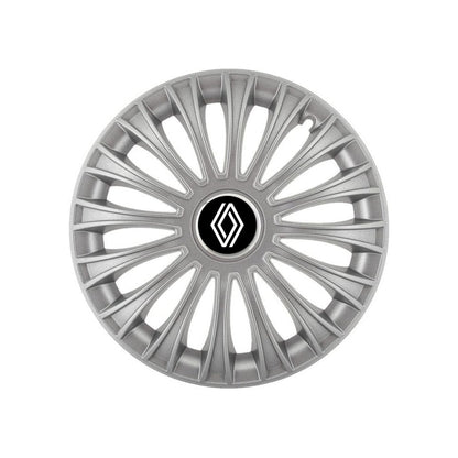 Set 4 capace roti 14 inchi (R14) Dino Gri, Compatibile cu Renault Nou