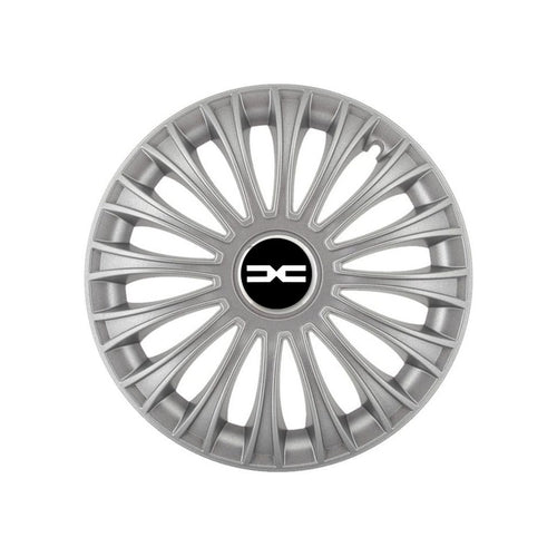 Set 4 capace roti 16 inchi (R16) Dino Gri, Compatibile cu Dacia Nou
