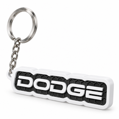 Breloc auto Dodge cu lanț și inel