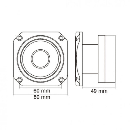 DOME 100/200 W, 8 Ohmi