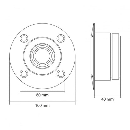 DOME 1,5” (38 mm) 100/200 W • 8 Ohm