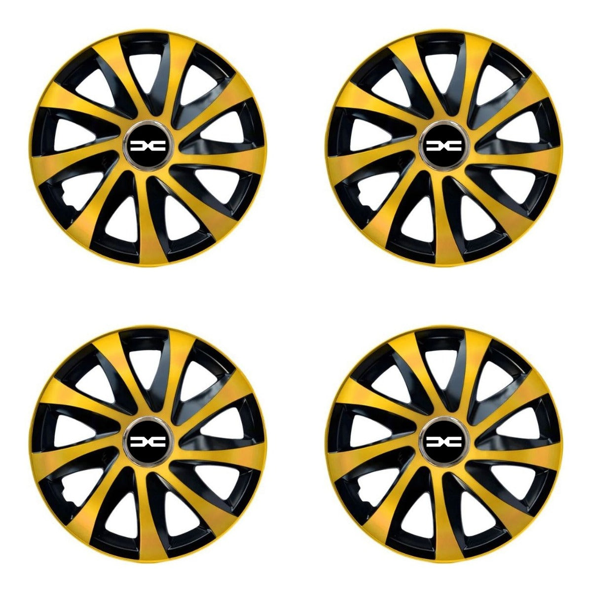 Set 4 capace roti Drift extra gold R14 Compatibil Cu Dacia Nou