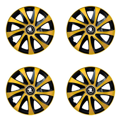 Set 4 capace roti Drift extra gold R14 Compatibil Cu Skoda Nou