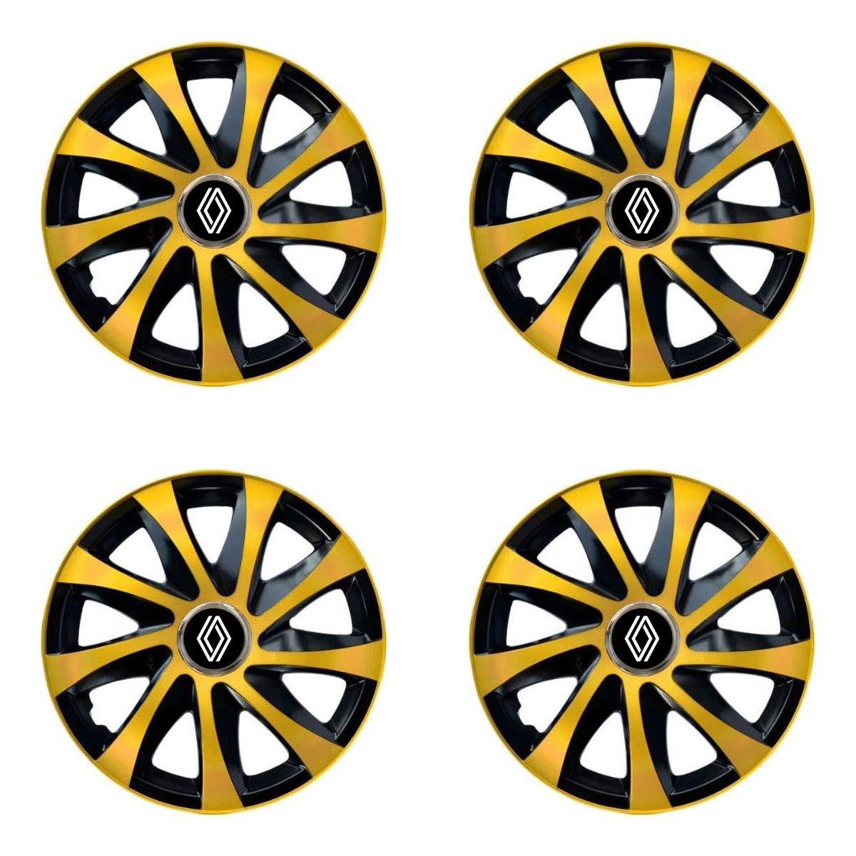 Set 4 capace roti Drift extra gold R14 Compatibil Cu Renault Nou