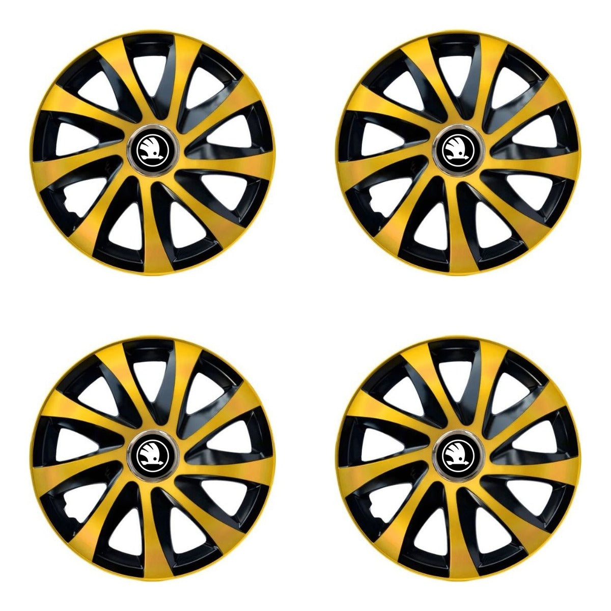 Set 4 capace roti Drift extra gold R16 Compatibil Cu Skoda Nou