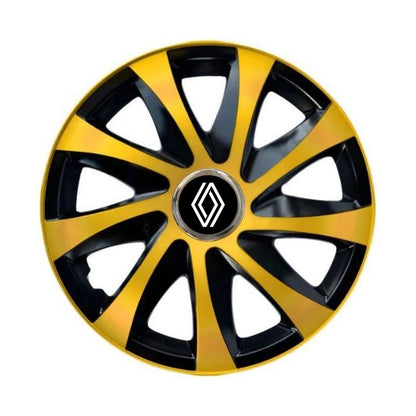 Set 4 capace roti Drift extra gold R16 Compatibil Cu Renault Nou