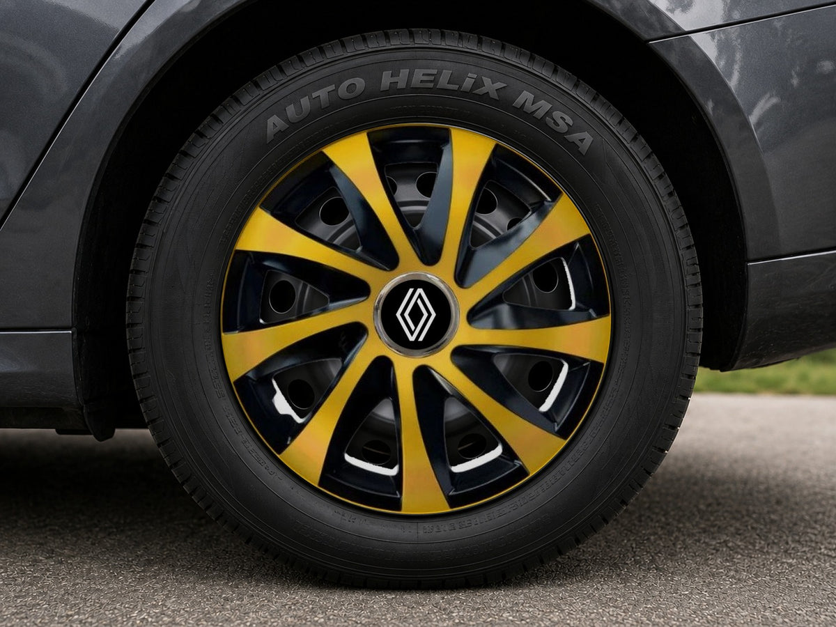 Set 4 capace roti Drift extra gold R16 Compatibil Cu Renault Nou