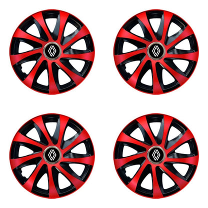 Set 4 capace roti Drift extra red R14 pentru gama Renault Nou