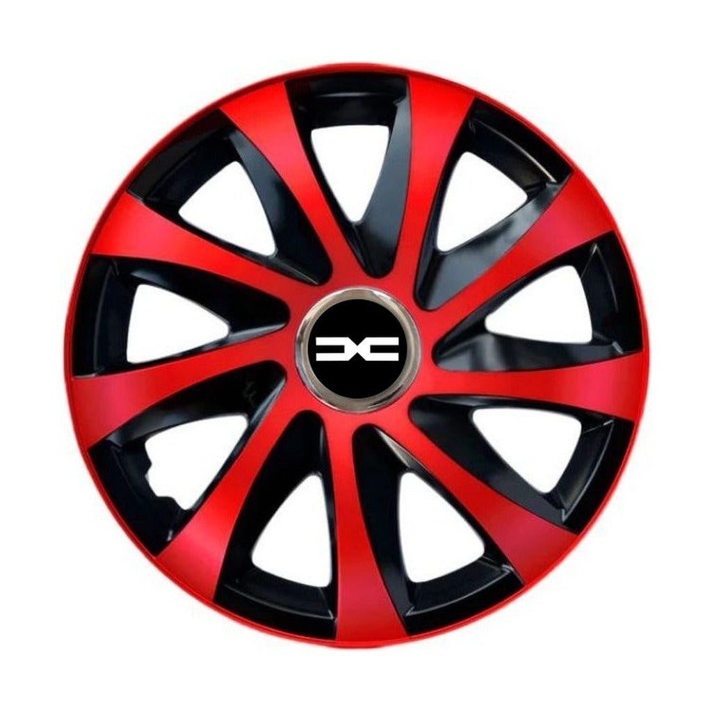 Set 4 capace roti Drift extra red R15 pentru gama Dacia Nou