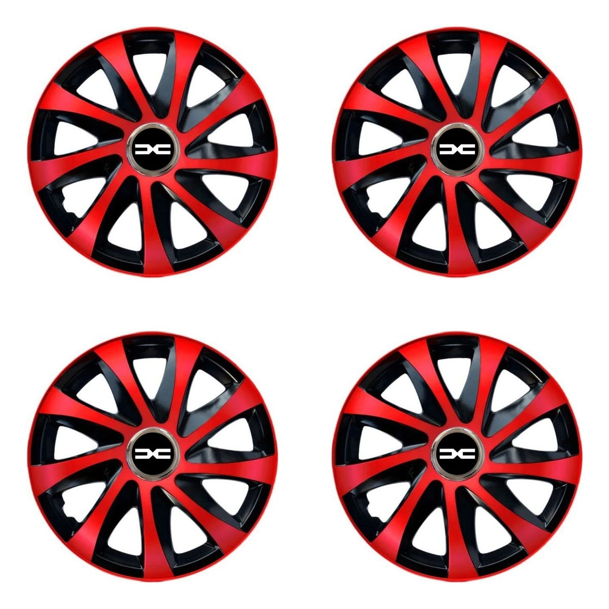 Set 4 capace roti Drift extra red R16 pentru gama Dacia Nou