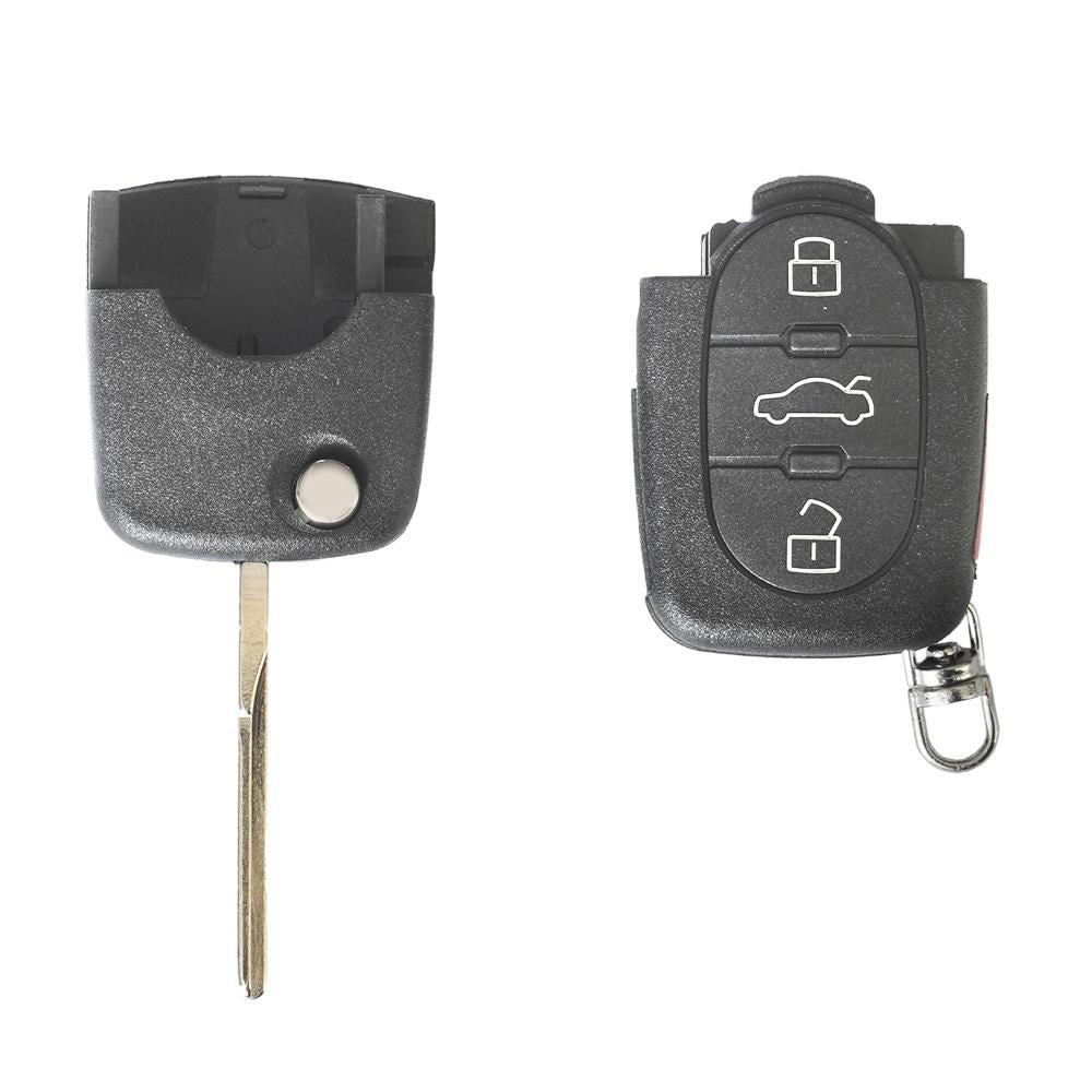 CARCASA CHEIE CONTACT PENTRU AUDI A3 / A6 / A8, 3+1 BUTOANE, CU CHEIE
