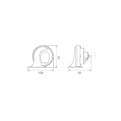 SET CLAXOANE ELECTROMAGNETICE 12V 6A+6A TON INALT SI JOS