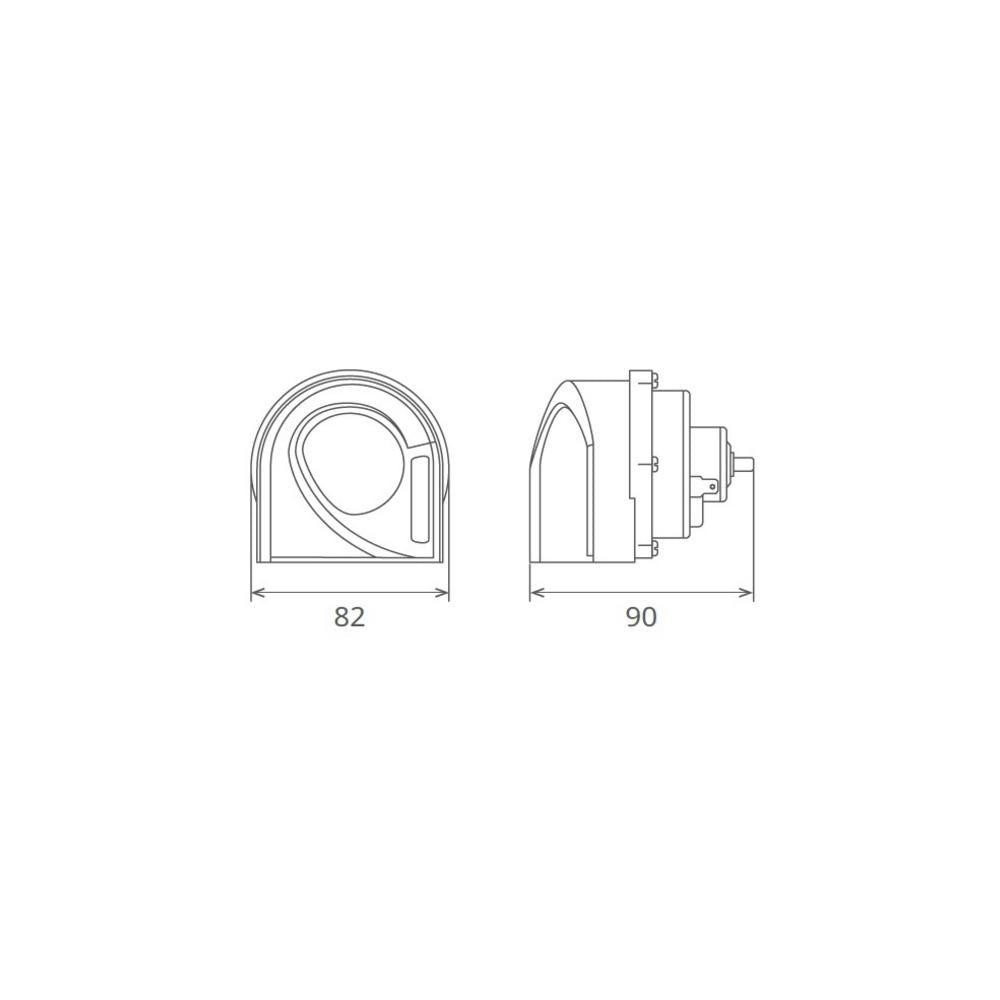 CLAXON ELECTROMAGNETIC 12V 6A TON INALT