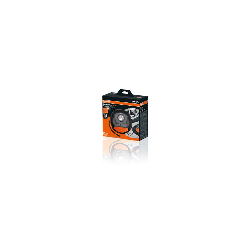 COMPRESOR AUTO 12V 120 W CU AFISAJ ANALOGIC TYREINFLATE 200 OSRAM