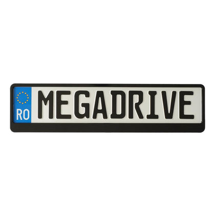 SUPORT NUMAR INMATRICULARE MEGA DRIVE RIGLETA TIP 2 SET 2 BUC