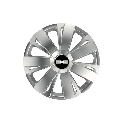 Set 4 capace roti Cu Inel Cromat Energy R16 Compatibil Cu Dacia Nou