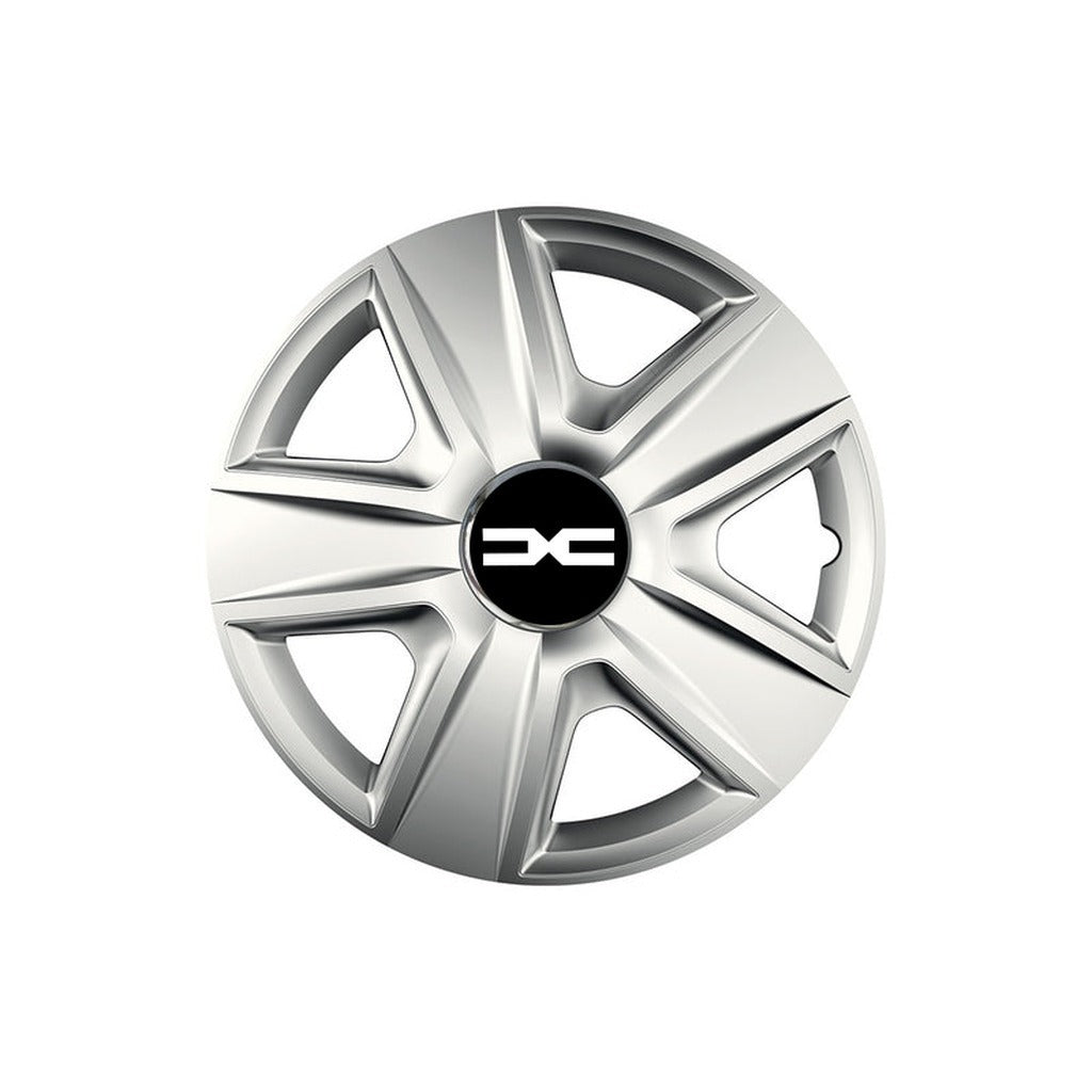 Set 4 capace roti Cu Inel Cromat Esprit R14 Compatibil Cu Dacia Nou