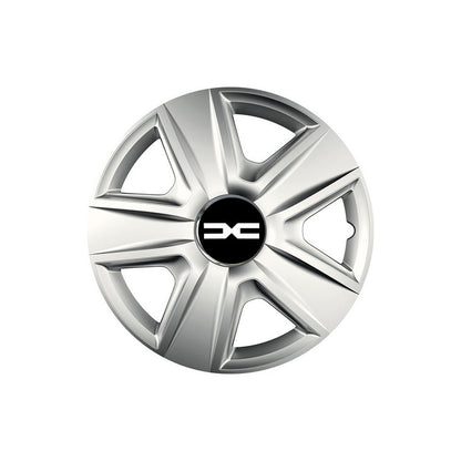 Set 4 capace roti Cu Inel Cromat Esprit R16 Compatibil Cu Dacia Nou