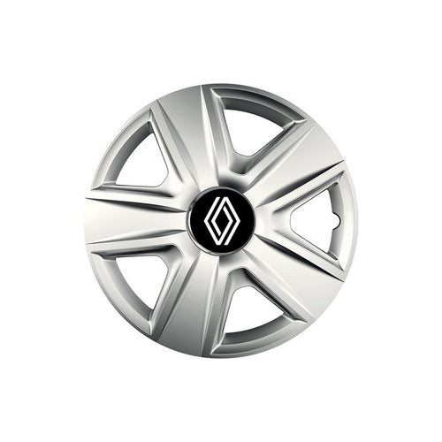 Set 4 capace roti Cu Inel Cromat Esprit R16 Compatibil Cu Renault Nou