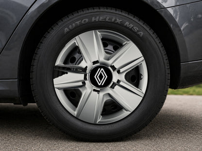 Set 4 capace roti Cu Inel Cromat Esprit R16 Compatibil Cu Renault Nou