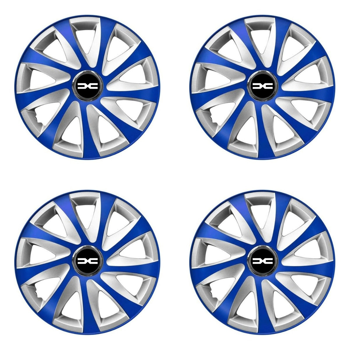 Set 4 capace roti Extra drift Blue R16 Compatibil Cu Dacia Nou