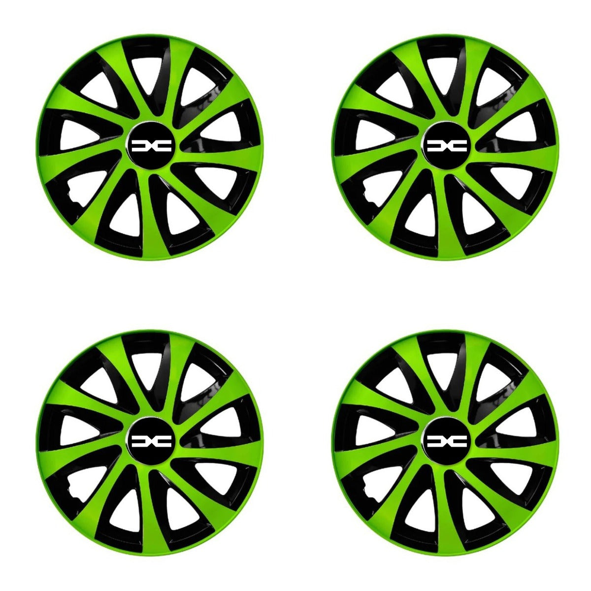 Set 4 capace roti Extra drift green R14 Compatibil Cu Dacia Nou