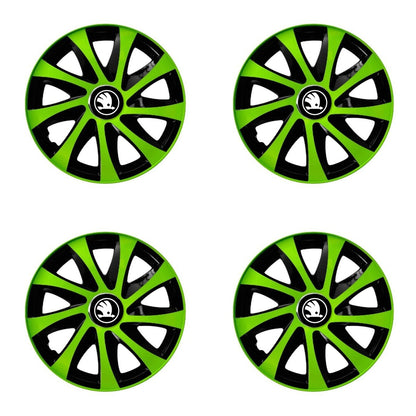 Set 4 capace roti Extra drift green R14 Compatibil Cu Skoda Nou