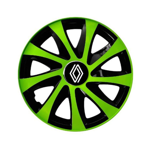 Set 4 capace roti Extra drift green R14 Compatibil Cu Renault Nou