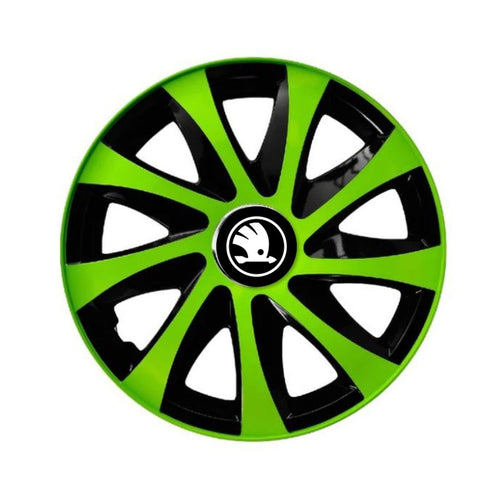 Set 4 capace roti Extra drift green R16 Compatibil Cu Skoda Nou