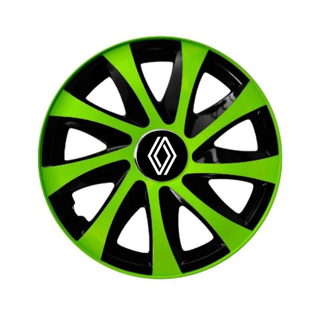 Set 4 capace roti Extra drift green R16 Compatibil Cu Renault Nou