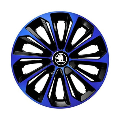 Set 4 capace roti Extra strong blue R16 Compatibil Cu Skoda Nou