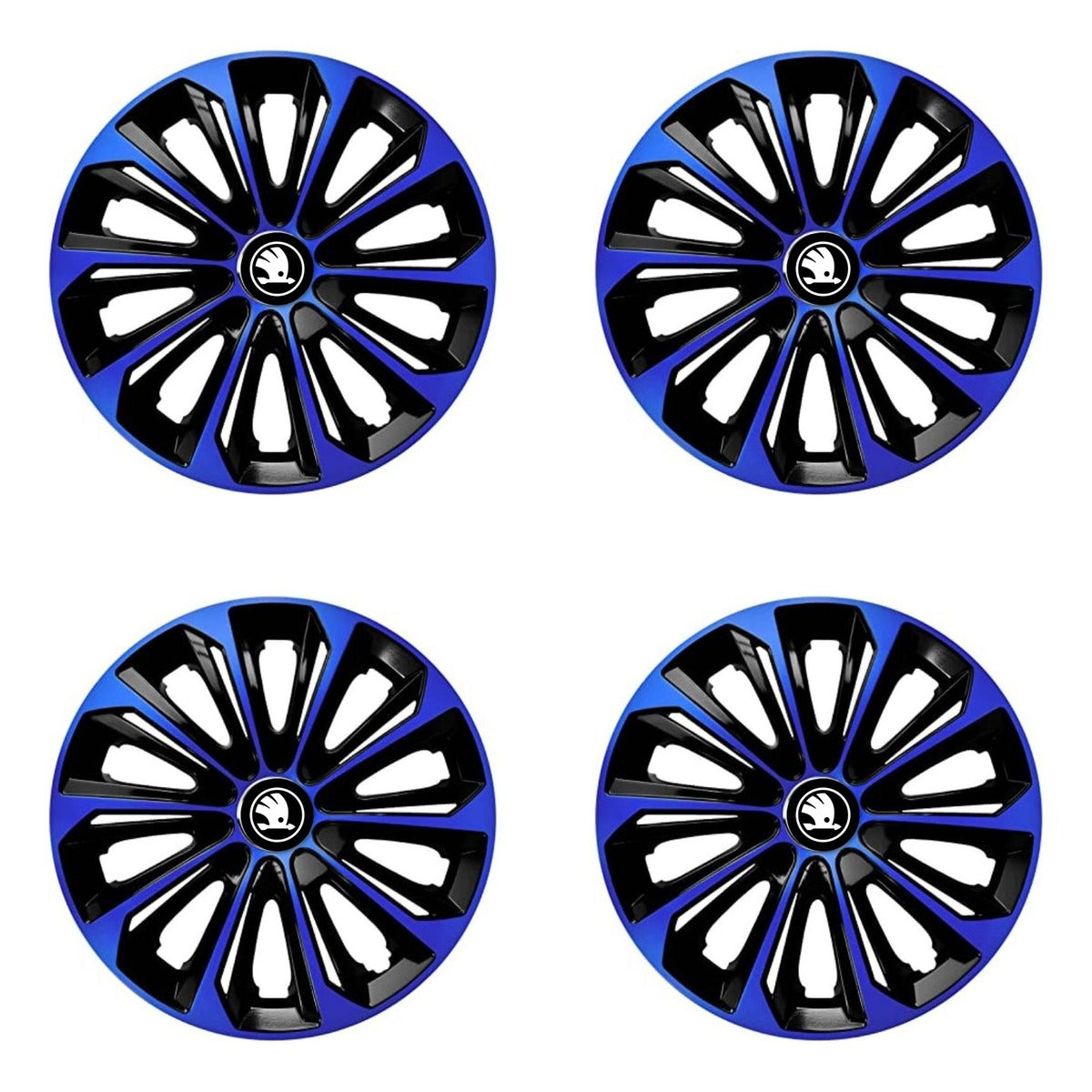 Set 4 capace roti Extra strong blue R16 Compatibil Cu Skoda Nou