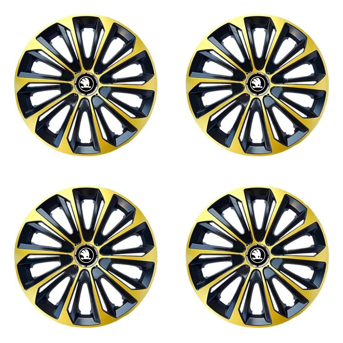 Set 4 capace roti Extra strong gold R15 pentru gama Skoda Nou