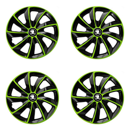 Set 4 capace roti Extra Stig Green R14 Compatibil Cu Skoda Nou