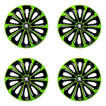 Set 4 capace roti Extra strong green R14 Compatibil Cu Skoda Nou