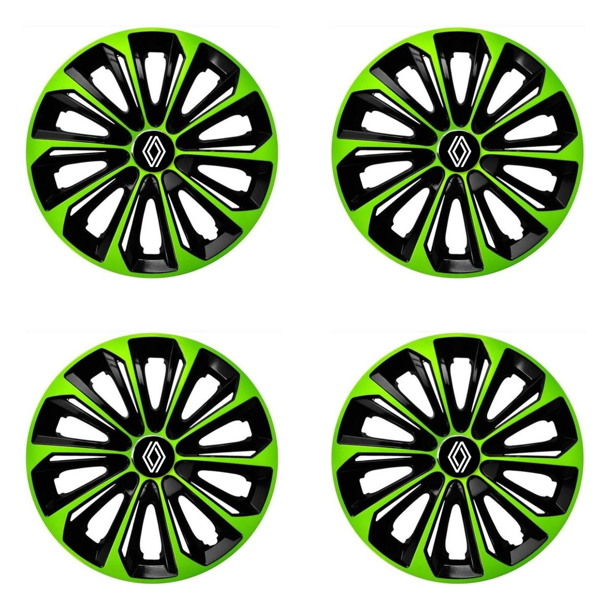 Set 4 capace roti Extra strong green R14 Compatibil Cu Renault Nou