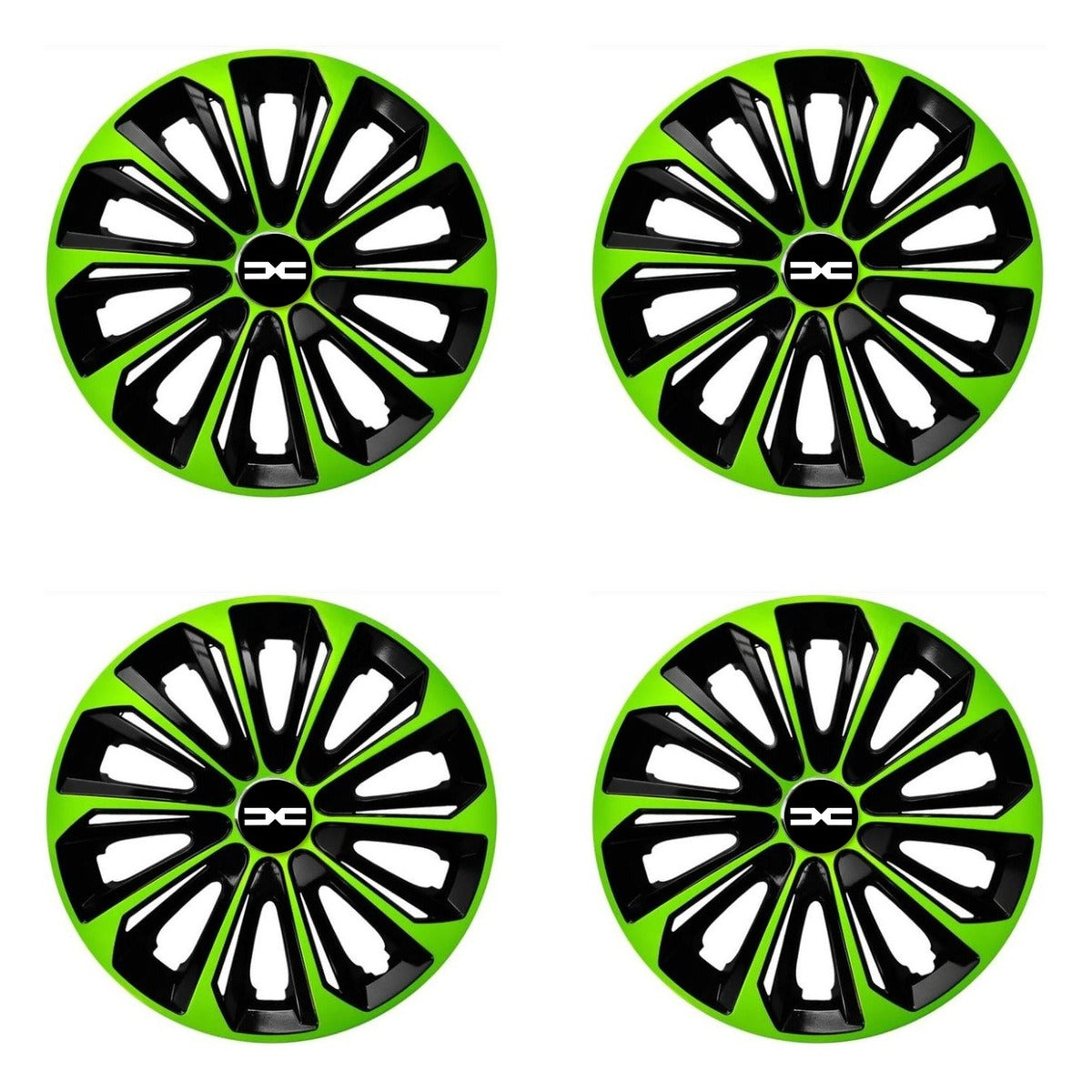 Set 4 capace roti Extra strong green R15 Compatibil Cu Dacia Nou
