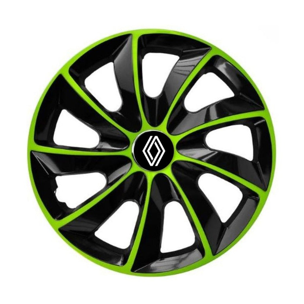 Set 4 capace roti Extra Stig Green R14 Compatibil Cu Renault Nou
