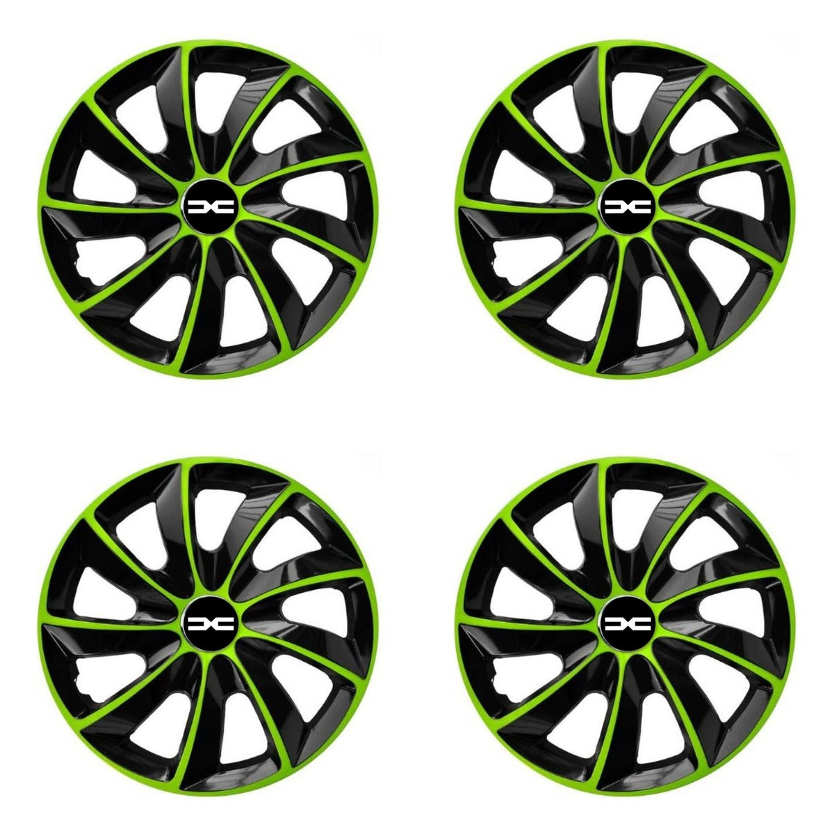 Set 4 capace roti Extra Stig Green R15 Compatibil Cu Dacia Nou