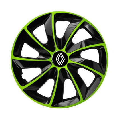 Set 4 capace roti Extra Stig Green R15 Compatibil Cu Renault Nou